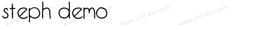 Steph Demo字体转换